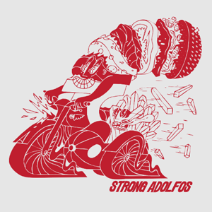 Strong Adolfo's motorbike meeting point logo